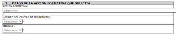 apartado de formulario
